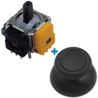 3D механізм з датчиком холу для Dualshock 4 + стик V1 чорний