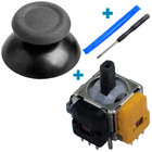 3D механізм з датчиком холу для Dualshock 4 + стик V2 сірий + викрутка + лопатка