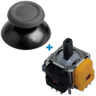 3D механізм з датчиком холу для Dualshock 4 + стик V2 сірий