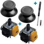 3D стіки механізми Dualshock 4 PS4 V2 датчики холу + стики V2 сірі + викрутка