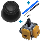 3D механізм PS5 Dualsense із датчиком холу 1 шт + стік V1 чорний 1 шт + викрутка + лопатка