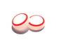 PS4 cиликоновые накладки на стики dualshock 4 (White-Red) (2шт)