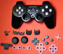 Корпус проводного джойстика PS2 + кнопки (Black) (Premium)