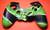 PS4 силіконовий чохол для джойстика (Камуфляж)(Green-black)