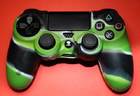 PS4 силіконовий чохол для джойстика (Камуфляж)(Green-black)