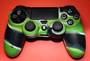PS4 силиконовый чехол для джойстика (Камуфляж)(Green-black)