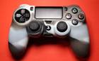 PS4 силіконовий чохол для джойстика (Камуфляж)(Grey-brown)
