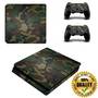 PS4 Slim виниловая наклейка камуфляж Premium