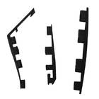 PS4 комплект гумових ніжок для корпусу playstation 4 CUH-10xxA/B CUH-11xxA/B