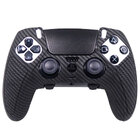 Силіконовий чохол для геймпада PS5 Dualsense Edge (чорний карбон)