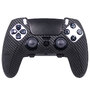 Силиконовый чехол для геймпада PS5 Dualsense Edge (черный карбон)