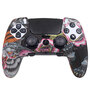 Силиконовый чехол для геймпада PS5 Dualsense Edge граффити Black Dragon