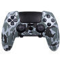 Силиконовый чехол для геймпада PS5 Dualsense Edge (серый камуфляж)