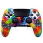 Силиконовый чехол для геймпада PS5 Dualsense Edge (принт multicolor)