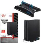 Вертикальна підставка PS4 Pro c кулером та USB Хабом (KJH)