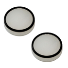 Силіконові накладки на стики Nintendo Switch 2 шт білий/чорний кант