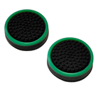 Силіконові накладки на стики Nintendo Switch 2 шт чорний/зелений кант