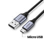 Кабель Micro USB для зарядки Джойстика PS4/Xbox one 3 метра Ugreen Оригинал
