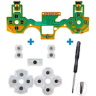 Шлейф + контактні кнопки Dualshok 4 JDM-001/JDM-011 + викрутка