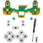 Шлейф + контактные кнопки Dualshok 4 JDM-001/JDM-011 + отвертка