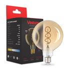 Лампа LED Vestum філамент (вінтаж) golden twist G95 Е27 6Вт 220V 2500К