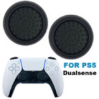 Силіконові накладки для джойстика PS5 DualSense чорні 2 шт