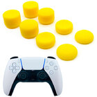 Накладки силіконові для геймпада PS5 Dualsense комплект 8 шт. жовтого кольору