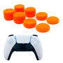 Силиконовые накладки для геймпада PS5 Dualsense комплект 8 шт. оранжевого цвета