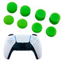 Силиконовые накладки для геймпада PS5 Dualsense комплект 8 шт. зеленого цвета
