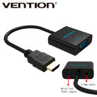 Адаптер перехідник HDMI to VGA + аудіо вихід + додаткове живлення Vention (Оригінал)