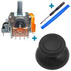 Електромагнітний 3D механізм стик джойстика PS4 (датчик TMR) 1 шт + стік V1 чорний + викрутка + лопатка