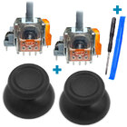 Електромагнітний 3D механізм джойстика PS4 (TMR) 2 шт + стіки V1 чорні 2 шт + викрутка + лопатка