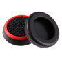 PS4 cиликоновые накладки на стики dualshock 4 (Black-Red) (2шт)