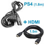 Кабель питания для PS4 / PS4 Slim + HDMI кабель (1.5 м)