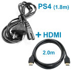 Кабель живлення для PS4 / PS4 Slim + HDMI кабель 2 м