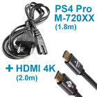 Кабель живлення для PS4 Pro (model CUH-720XX) + HDMI кабель 4K (2.0 м)