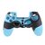 PS4 силіконовий чохол для джойстика (Камуфляж)(Blue-black)