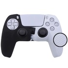 Силіконовий чохол для геймпада PS5 Dualsense (біло-чорний)
