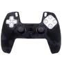Силиконовый чехол для геймпада PS5 Dualsense (черный камуфляж)
