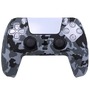 Силиконовый чехол для геймпада PS5 Dualsense (серый камуфляж)
