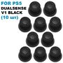Стики грибки для Dualsense геймпада PS5 V1 Black (комплект 10 шт)