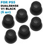 Стики грибки для Dualsense геймпада PS5 V1 Black (комплект 6 шт)