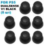 Стики грибки для Dualsense геймпада PS5 V1 Black (комплект 8 шт)