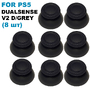 Стики грибки для Dualsens геймпада PS5 V2 Dark Grey (комплект 8 шт)