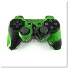 PS3 силіконовий чохол для джойстика (Камуфляж)(Green-brown)