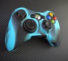 Xbox 360 силіконовий чохол для джойстика (камуфляж)(Blue-black)