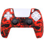Силиконовый чехол для джойстика PS5 Dualsense red-black