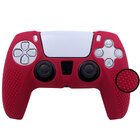 Силіконовий чохол для джойстика PS5 Dualsense бордовий