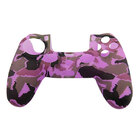 Силіконовий чохол для джойстика PS4 камуфляжний фіолетовий
