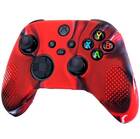 Силіконовий чохол для джойстика геймпада Microsoft Xbox Series X/S червоний камуфляжний